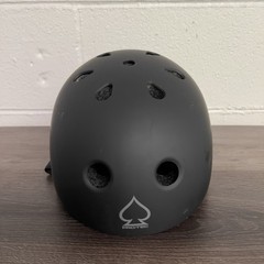 Pro-Tec Classic Skateboard BMX Bike Helmet Matte Black Size Large 58-60cm