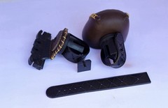 Traditional Leather Bow Quiver – Brown Handmade with Free Belt & Clip