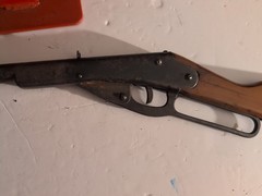 Vintage King model 2136 single shot air rifle NICE 1940s Works