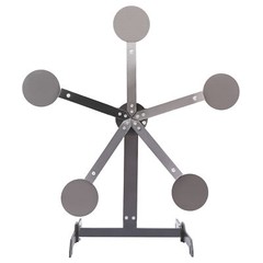 8″ inch Portable Paddles Star Reactive Shooting Target Q235 Steel, No Welding