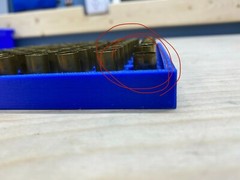 Utley Sort – Brass Sorter – sorting .380 from 9mm – SMALL Blue