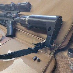 8 Inch Long Buttstock for paintball 60 to 63mm C02 or 29CI Tanks