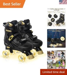 Adjustable Roller Skates for Kids Boys Girls- Teen Youth Age 4-16 – Cool Raci…