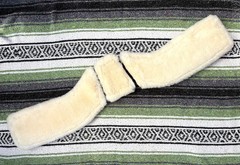 Total Saddle Fit -STRETCHTEC Western Cinch – 34” Brown / Fleece Liner