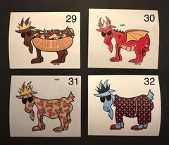 GOAT USA Stickers – Pick your chosen GOAT! (24 choices) New, rare, collectibles