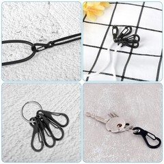 10PCS Aluminum Carabiner Snap Hook Cilp Backpack Paracord Clasp Keychain Outdoor