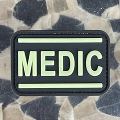 NEW Glow in the Dark «Medic» PVC Patch (G-MEDIC)