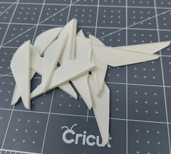 2.0″ White Raptor II R2 Vanes By Norway Industries: Bulk Package Of 500 Count