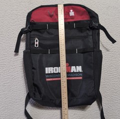 Ironman Triathlon 2023 Vinfast North America Series 20” in Black Red Backpack