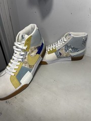 Nike SB Blazer Mid Skateboarding Shoes US 15 Medium D Multicolor Gum Sole