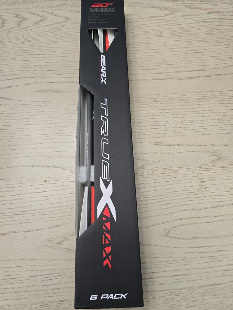 Bear TrueX Max Crossbow Bolts 2- 6pks Total Of 1 Dozen