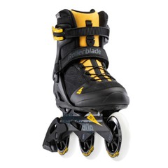 ROLLERBLADE Men’s Macroblade 100 3WD Black/Safron Yellow Fitness Inline Skate