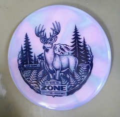 Discraft WHITE TAIL Zone 🦌 Adam Hammes Deer 🫎 New Z Swirl Double Stamp 175