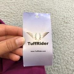 TuffRiders Starter Pull On Breeches Jodhpurs Unisex Kids 10 Blue Plum Equestrian