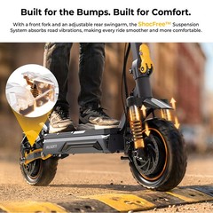 Ausom Laluz 2 Pro Dual Motor Electric Scooter for Adults,2000W Peak Power E-bike