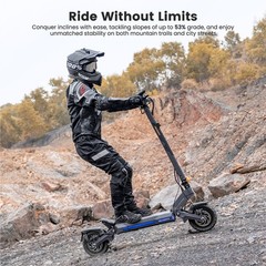 Ausom DT2 Pro Foldable Electric Scooter,2*1100W Motor,71mile Max Range E-Scooter