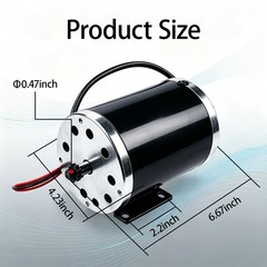 MY1020 DC Drive Motor 9T Sprocket Compatible With Electric Scooter Pocket Bike