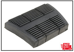 Black Brake Pedal Pad Kit Direct Replacement Durable Easy Installation