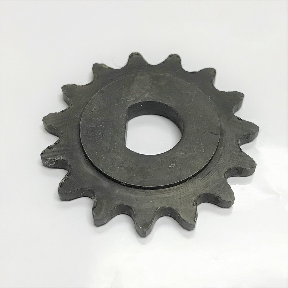15 Tooth Sprocket D-bore for use with #25 chain for electric scooter motors