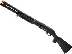 S&T M870 Type Full Metal Airsoft Training Shotgun(Standard/Black/Polymer Stock)