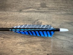(12) Rose City PO Cedar NIGHTFALL 5S 11/32″ PAINTED & MATCHED 40-45# Arrows [v3]