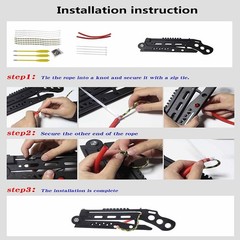 Folding Slingshot Set with Target Paper Laser Sight 4 Darts Steel Balls Kit