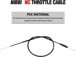 NIBBI Throttle Cable 40.3“, Universal Replacement NC-Throttle Cable-Black