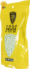 Glow In The Dark Premium 6mm Airsoft BBs Ammo 1000 Count High Precision