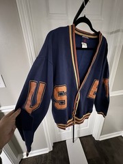 Miller’s United States Equestrian Team Sweatshirt Cardigan Men’s XL Vintage Navy