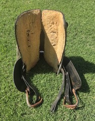 15″ Simco Vintage Western Silver Show Parade Saddle Doule Rigging