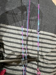 Diamond Archery Atomic Compound Bow Set Black Purple 29lb 19in Case Accessories
