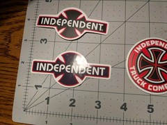 Independent Truck Company Vinyl Sticker Skateboarding Skate Decal 3in, 2in