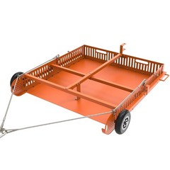 2 in 1 Horse Paddock Cleaner & Trailer, Tow-Behind Trailer Horse Manure Scoop…