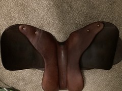 14” Ovation English Saddle, MW/W Youth Saddle