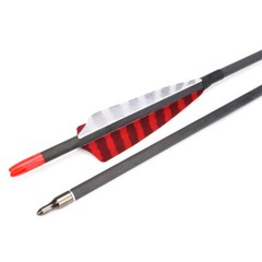 30″inch Feather Carbon Arrows SP600 Wood Shaft Archery Outdoor Targeting Hunting