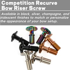 2X ILF Recurve Bow Riser Screw Mounting Limb Thread Screw Longbow Shooting Hunt