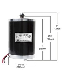 1000 W 48V DC 1020 electric motor kit w BASE control box & Throttle f scooter