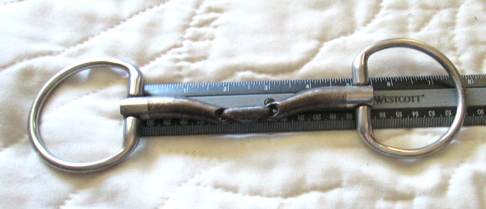 5″ FAGER FIXED RING DOUBLE JOINTED BRADOON 12.9CM #1121 ENGLISH BIT