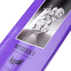 Welcome X Beetlejuice Skateboard Deck Showtime On Popsicle Black/Purple 8.5″ x