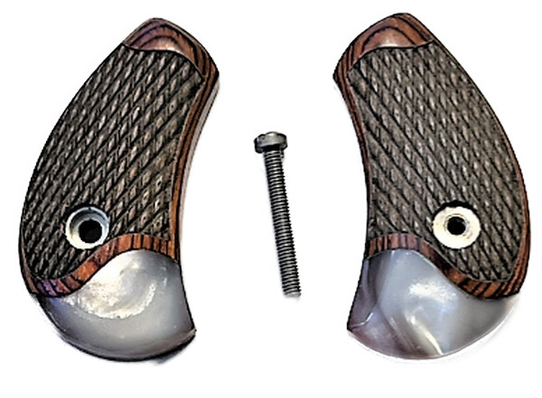Grips fits North American Arms NAA Grips for Magnum .22 Rosewood & Pearl