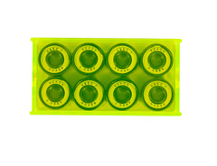Rekon ABEC-7&9 Skateboard Bearings White Black Silver Outer