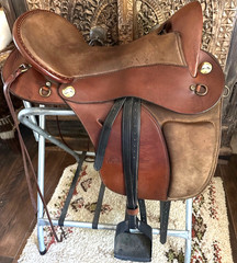 Parelli Hybrid Cruiser Horse Saddle, SUPER WIDE ENDURANCE, TRAIL, COMFORT 16.5