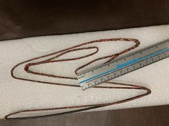Flemish String For 53” Korean Traditional Bow Long Loops 50”/ 127 CM Red & Black