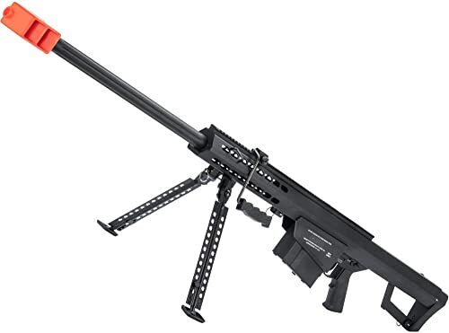 Evike 6mmProShop Barrett M82A1 BOLT Action Airsoft Sniper Rifle – Black