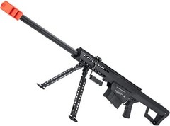 Evike 6mmProShop Barrett M82A1 BOLT Action Airsoft Sniper Rifle – Black