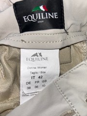 Equiline IT Donna Breeches – Size 42 -Tan – Lightweight Fabric