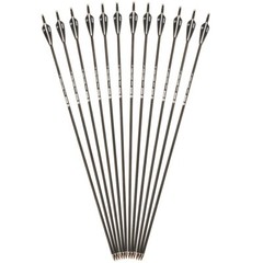 28/30Inches Mixed Carbon Arrow Spine 500 Diameter 7.8mm for Recurve/Compound Bow