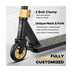 V2 Pro Trick Scooters, Stunt Scooter for Kids Ages 6-12 Years and Teens – Com…