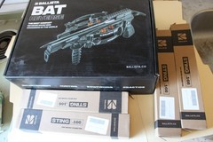 BALLISTA BAT REVERSE Compact Crossbow 150 lbs Ambidextrous 420 fps w/ EXTRA
