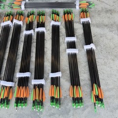 300-Pcs Archery Arrows 29” x 1/4” Field Point Mixed Bulk Lot